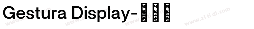 Gestura Display字体转换 Gestura Display字体转换
